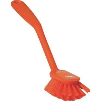 Image de VIKAN 42377 brosse à vaisselle, 280 mm, polyester, moyen, orange 4237/7