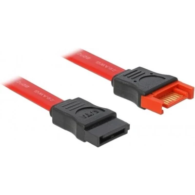 Afbeelding van SATA data verlengkabel plat SATA600 6 Gbit/s / rood 0,20 meter