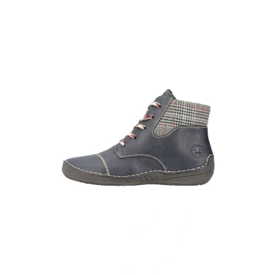 Afbeelding van Rieker 52541 korte laarzen voor dames, Blauw