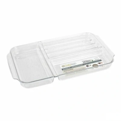 Afbeelding van Dienblad met Vakjes Confortime polyestyreen 30 x 17,7 2,6 cm 12 Stuks (30 17 cm)