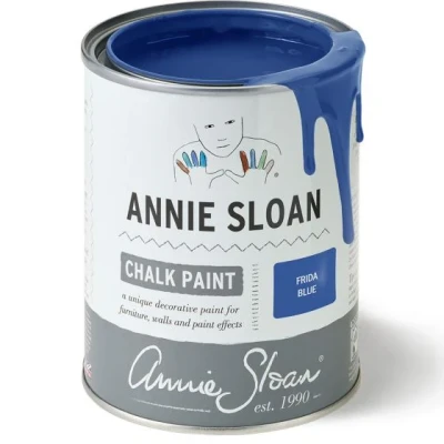 Afbeelding van Annie Sloan Frida Blue Helderblauwe krijtverf Dress it up 500ml / Blauw