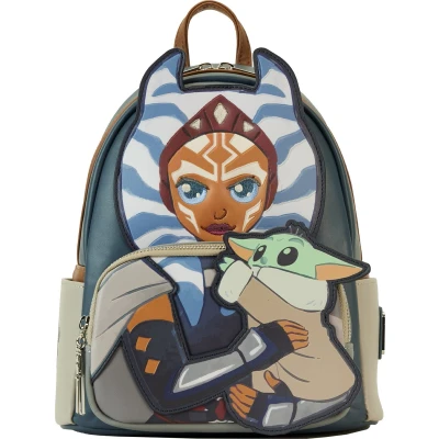 Afbeelding van Star Wars Loungefly Backpack The Mandalorian Ahsoka Holding Grogu