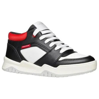 Afbeelding van Geox Jongen Perth Boy A Sneakers, Zwart Rood, 39 EU