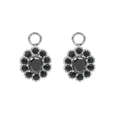 Afbeelding van Party iXXXi Hoop Charms Silver