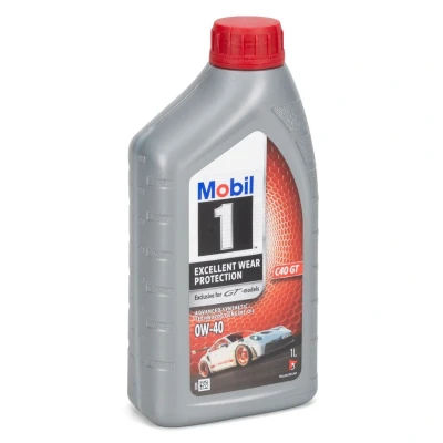 Afbeelding van Mobil 1 C40 GT 0W 40 1L Motorolie 157842 MERCEDES BENZ: C Class Saloon, E OPEL: Corsa D Hatchback, Hatchback