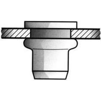 Afbeelding van Gesipa 1433707 Popmoer (Ø x l) 11 mm 17 M8 Staal 100 stuk(s)