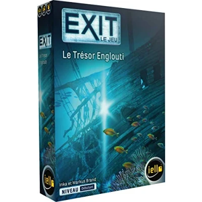 Image de Jeu de réflexion Iello Exit Le trésir englouti Niveau Débutant