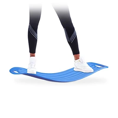 Afbeelding van Relaxdays balanstrainer lichaamstraining balance board twisttrainer balans bord blauw