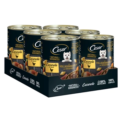 Afbeelding van Cesar Natural Goodness Multipack Kip en Superfoods (6 x 400 g)
