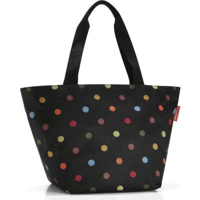 Afbeelding van Reisenthel Shopper M Handtas Maat 15L Dots Zwart