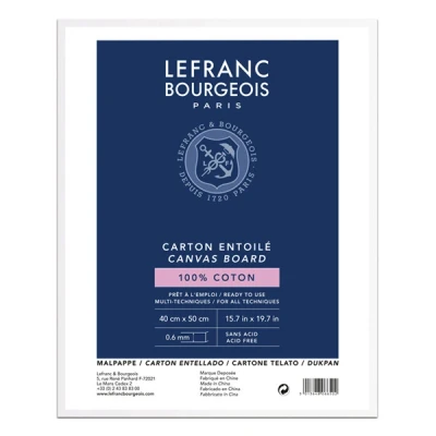 Image de Lefranc Bourgeois Louvre carton entoilé 40 x 50 cm