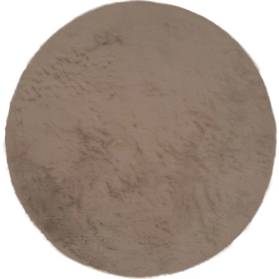 Afbeelding van Veer Carpets Vloerkleed Velluto Choco Rond ø160 cm