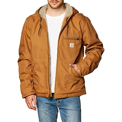 Afbeelding van 104392 Winterjas Heren Carhartt Brown 800 XL Bruin Jassen