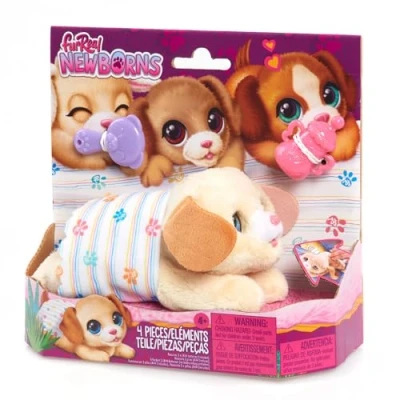 Afbeelding van Just Play interactieve puppy van FurReal, kleine pluche met geluidseffecten en bewegingen, pluche, speelgoed voor kinderen vanaf 4 jaar