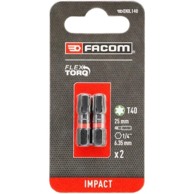 Image de FACOM ENX.140 Impact Flextorq embout à percussion 25mm Torx T40 (2 pcs)