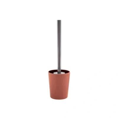 Afbeelding van Spirella Takeo Terracotta Toiletborstel met houder van bamboevezels