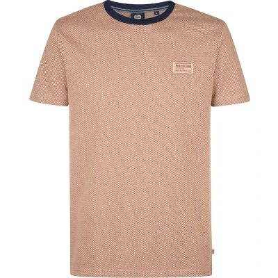 Afbeelding van Petrol Industries Tshirt basic, Heren, Maat: 3XL, Sandal wood