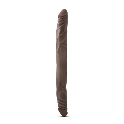 Afbeelding van Dr. Skin Dubbele Dildo 35 cm Bruin