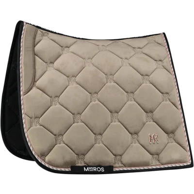 Afbeelding van Mrs. Ros Zadeldekje Charmer Dressuur Taupe Velvet Full