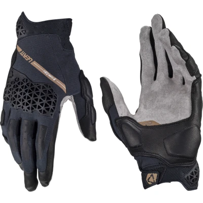 Afbeelding van Leatt 2024 X Flow 7.5 ADV Adventure Handschoenen Short Stealth Licht Grijs / Donker maat XL