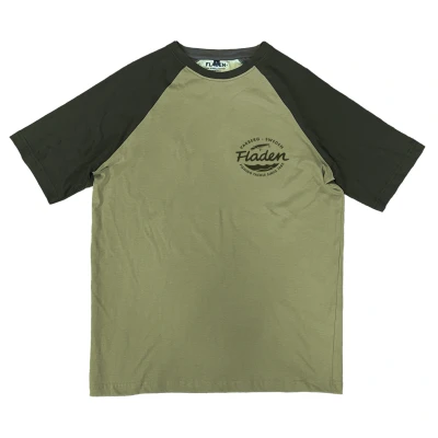 Afbeelding van Fladen T shirt Duo Green Perch XXL Vis