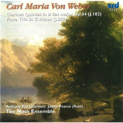 Afbeelding van Weber: Clarinet Quintet, Flute Trio / The Nash Ensemble