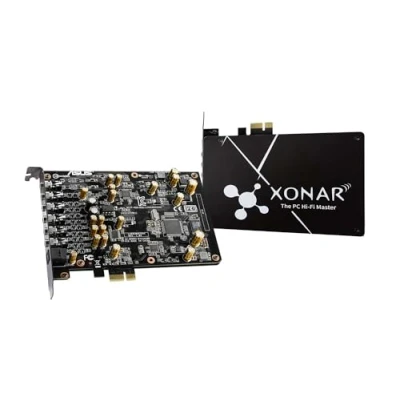 Image de ASUS Xonar AE Carte son 24 bits 192 kHz 112 dB rapport signal à bruit 7.1 PCIe CM6632AE