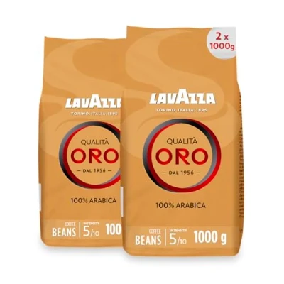 Afbeelding van Lavazza Qualità Oro, hele bonen, koffiebonen, 2 stuks, x 1 kg