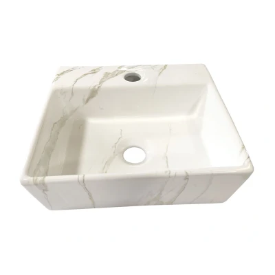 Afbeelding van Wiesbaden Leto fontein 33,5 x 29 11,5 cm keramiek carrara