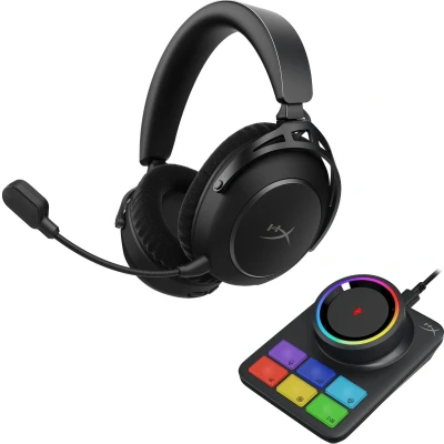 Afbeelding van HyperX Cloud Alpha 2 Wireless Gaming Headset 250 uur batterij, RGB Base Station, Dual Chamber 53mm drivers Voor PC, PlayStation &amp; Switch