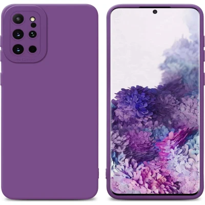Afbeelding van Cadorabo Hoesje geschikt voor Samsung Galaxy S20 PLUS in Fluid MAT PAARS Beschermhoes gemaakt van flexibel TPU silicone Cover Case