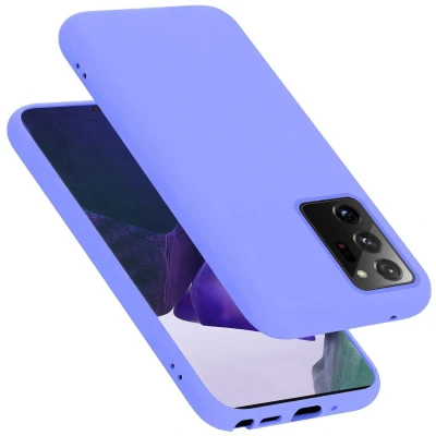 Afbeelding van Cadorabo Hoesje geschikt voor Samsung Galaxy NOTE 20 ULTRA in LIQUID LICHT PAARS Beschermhoes gemaakt van flexibel TPU silicone Case Cover