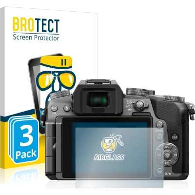 Afbeelding van BROTECT Screenprotector voor Panasonic Lumix DMC G70 Folie Beschermfolie Beschermglas transparant (3 Stuks)