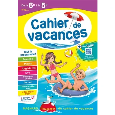 Image de Cahier de vacances 2025, la 6e vers 5e