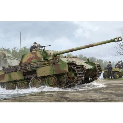 Afbeelding van 1:35 HobbyBoss 84552 German Panther G Late version Plastic Modelbouwpakket