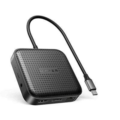Image de Station d&#039;accueil mobile 7 en 1 HyperDrive HD583 GL pour PC portable Noir