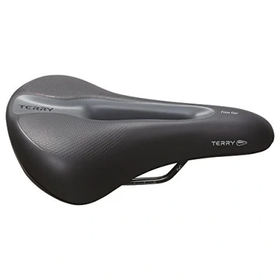 Afbeelding van Terry zadel Fisio gel dames zwart ZDT213