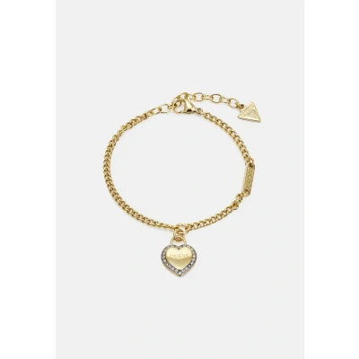 Afbeelding van Guess Heart Armband goldcoloured, Dames, Maat: Small, Gold coloured