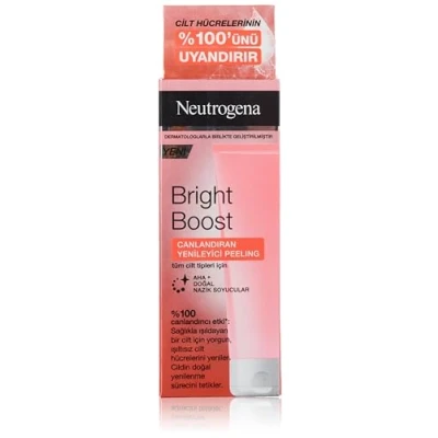 Afbeelding van Neutrogena Bright Boost Scrubcrème, gezichtsvoorbereiding, 75 ml