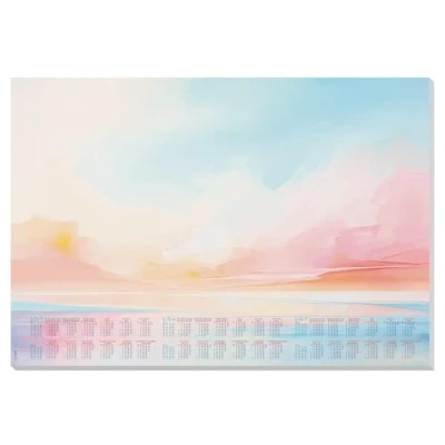 Image de SIGEL HO313 sous main en papier, env. format A2, avec calendrier de 3 ans, 30 feuilles, motif « Magic Sunset », papier durable