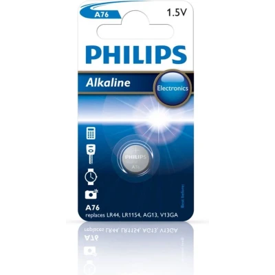 Afbeelding van Philips A76/01B knoopcel alkaline blister 1