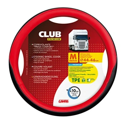 Afbeelding van Lampa 98910 Club Premium stuurhoes, rood, M