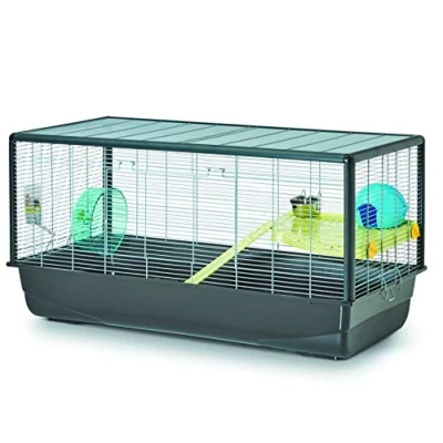 Afbeelding van Savic Hamsterkooi Plaza Knock Down Grijs / Zilver 100X50X50 CM