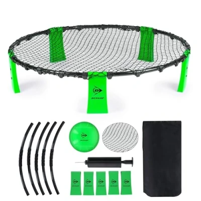 Afbeelding van Dunlop Spyderball 90 x 20 CM Incl. Net, Frame, Poten, Bal, Pomp en Reistas Max. 4 Spelers