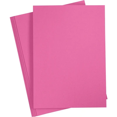 Afbeelding van Gekleurd Karton Roze A4, 20 vel