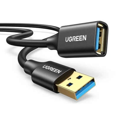 Image de Ugreen Rallonge de câble USB type A (M) pour (F) 3.0 1 m noir