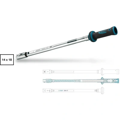 Afbeelding van Hazet 6294 1CT Momentsleutel Voor insteekgereedschap 100 400 Nm