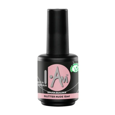 Afbeelding van I.Am Brush Builder Glitter Nude (15ml)