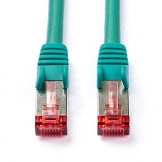 Afbeelding van Netwerkkabel Cat6 S/FTP 10 meter (100% koper, LSZH, Groen)