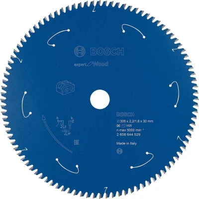 Afbeelding van Bosch Accessories 2608644529 Cirkelzaagblad 305 x 30 mm Aantal tanden: 96 1 stuk(s)